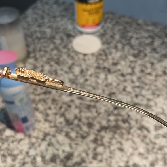 COPY - Vintage Gold panther Cartier glasses. In great condition. - Picture 3 of 3